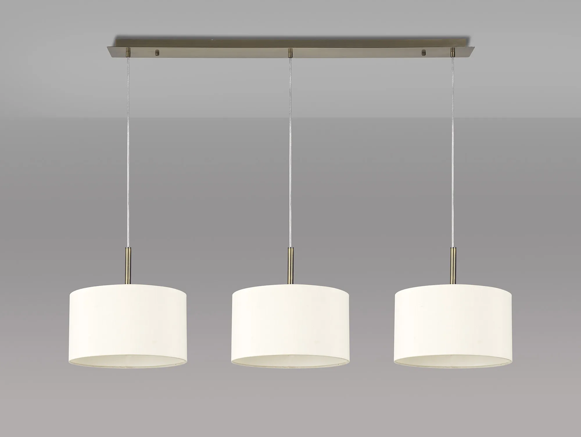 Baymont 30cm Shade 3 Light Pendant DK0569  Deco Baymont AB IV